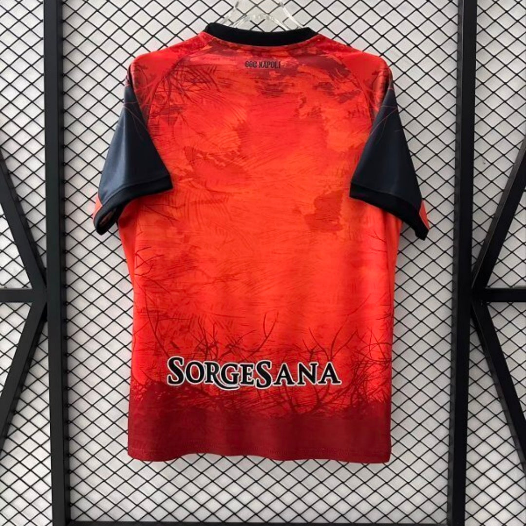 Camiseta 25/26 Nápoles Halloween rojo