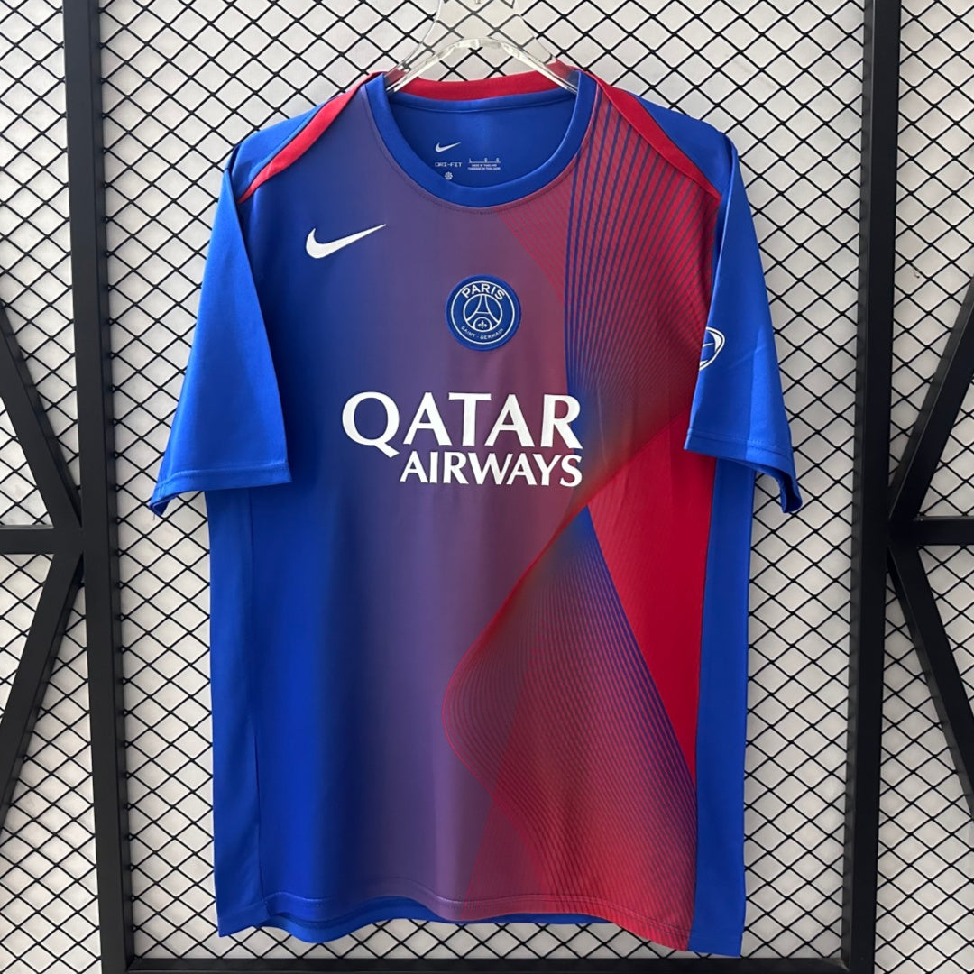 Camiseta especial azul y roja del PSG 25/26