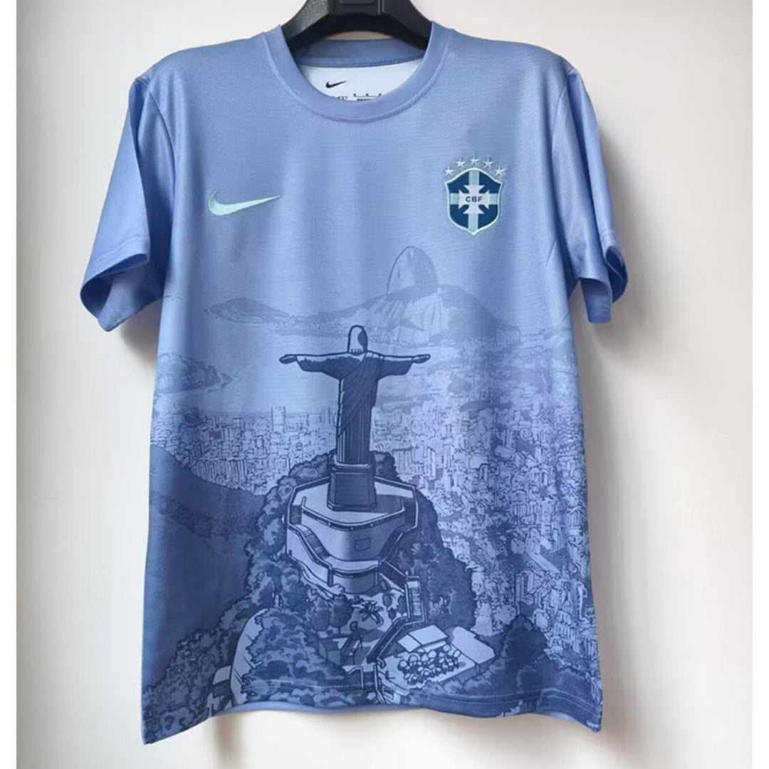 Camiseta gris talla 25/26 especial de Brasil