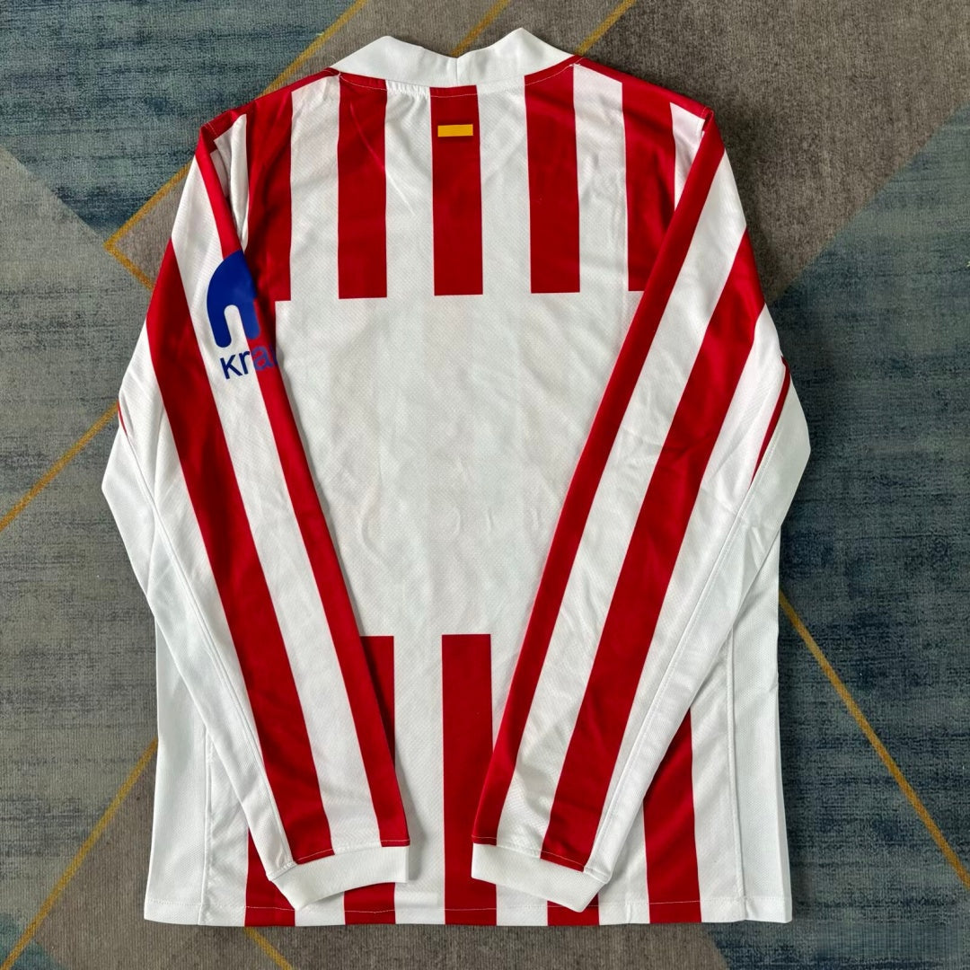 Camiseta Atlético Madrid Primera Equipación 25/26 Manga Larga