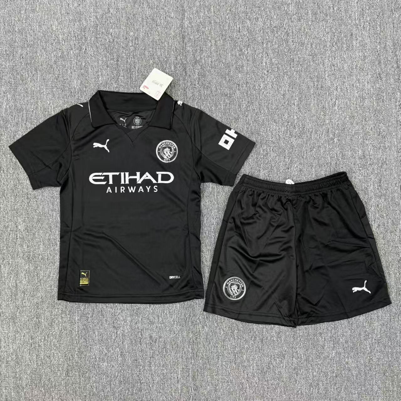 Equipación visitante del Manchester City para niños, temporada 25/26