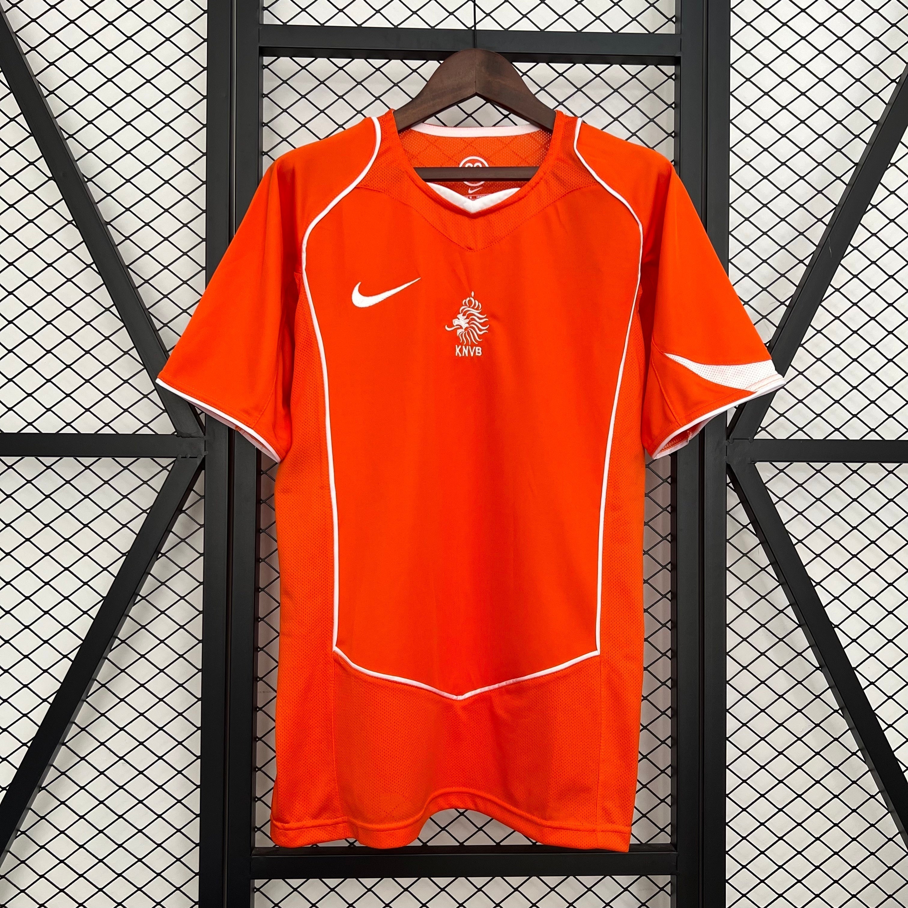 Camiseta retro de local de los Países Bajos 2004