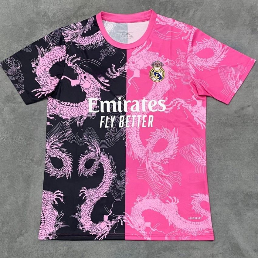 Camiseta especial del Real Madrid estilo dragón rosa 25/26