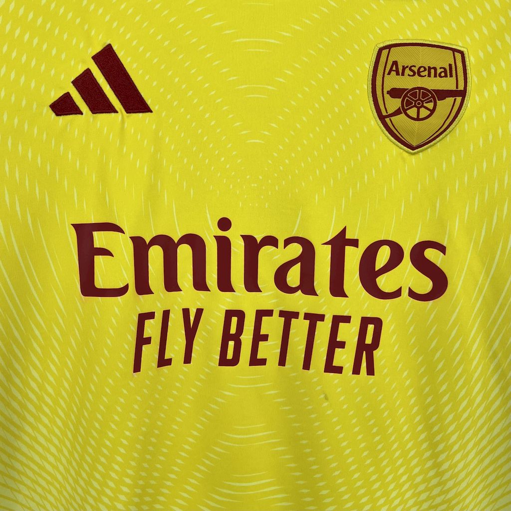 Camiseta de portero del Arsenal 2025/26