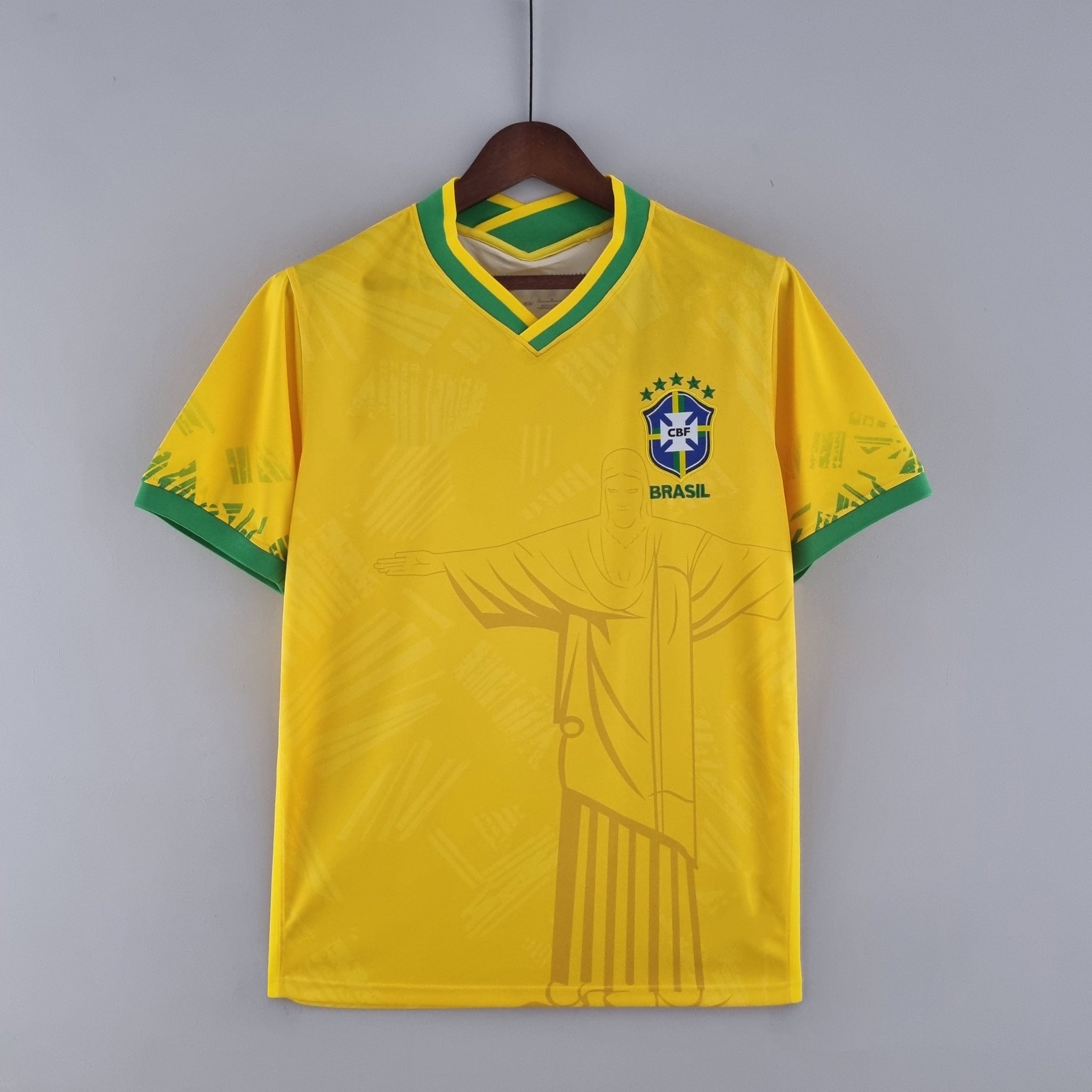 Camiseta amarilla edición especial de Brasil 2022