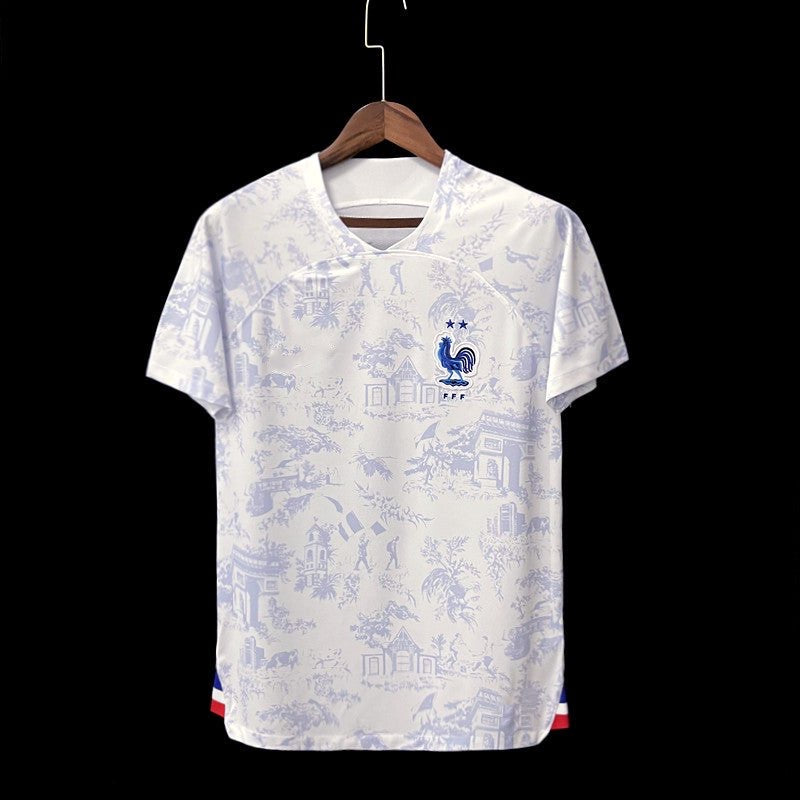 Equipación visitante de la selección francesa para el Mundial 2022-2023