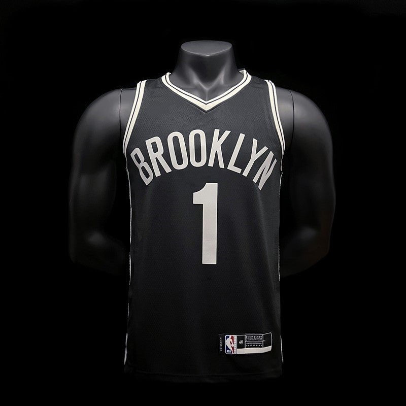 Camiseta de baloncesto de los Brooklyn Nets BRIDGES 1 de la NBA