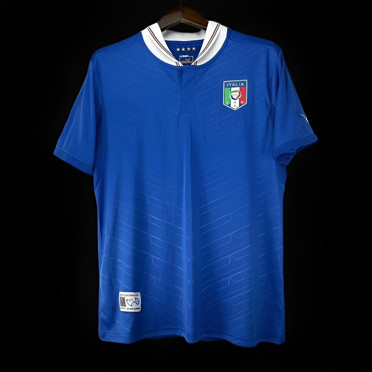 Camiseta retro de Italia para casa 2012