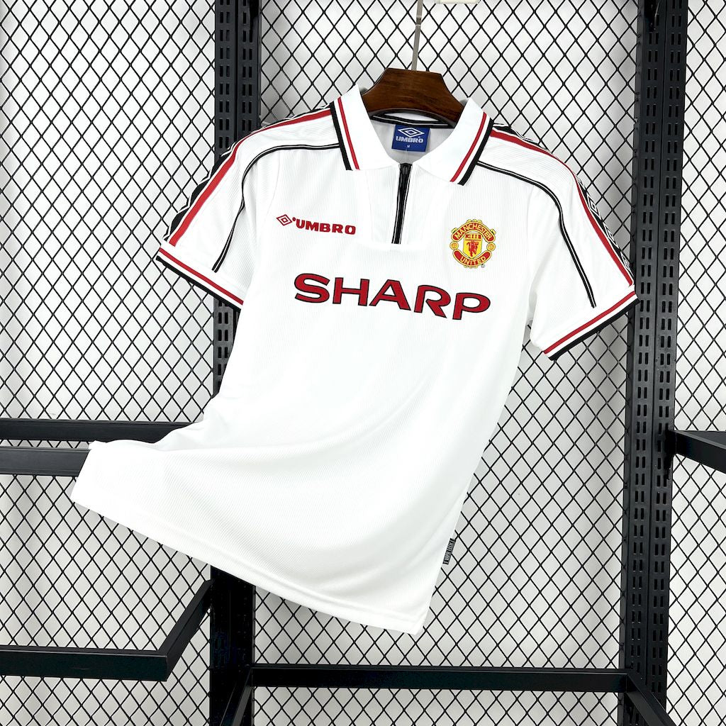 Camiseta retro de visitante del Manchester United 1998/99