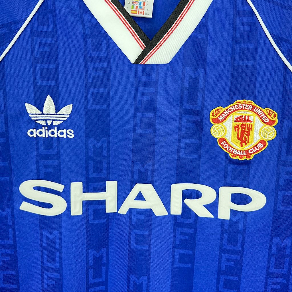 Camiseta retro de visitante del Manchester United 1988/89
