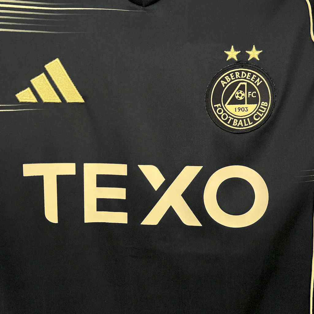 Camiseta de visitante del Aberdeen F.C. 2025/26