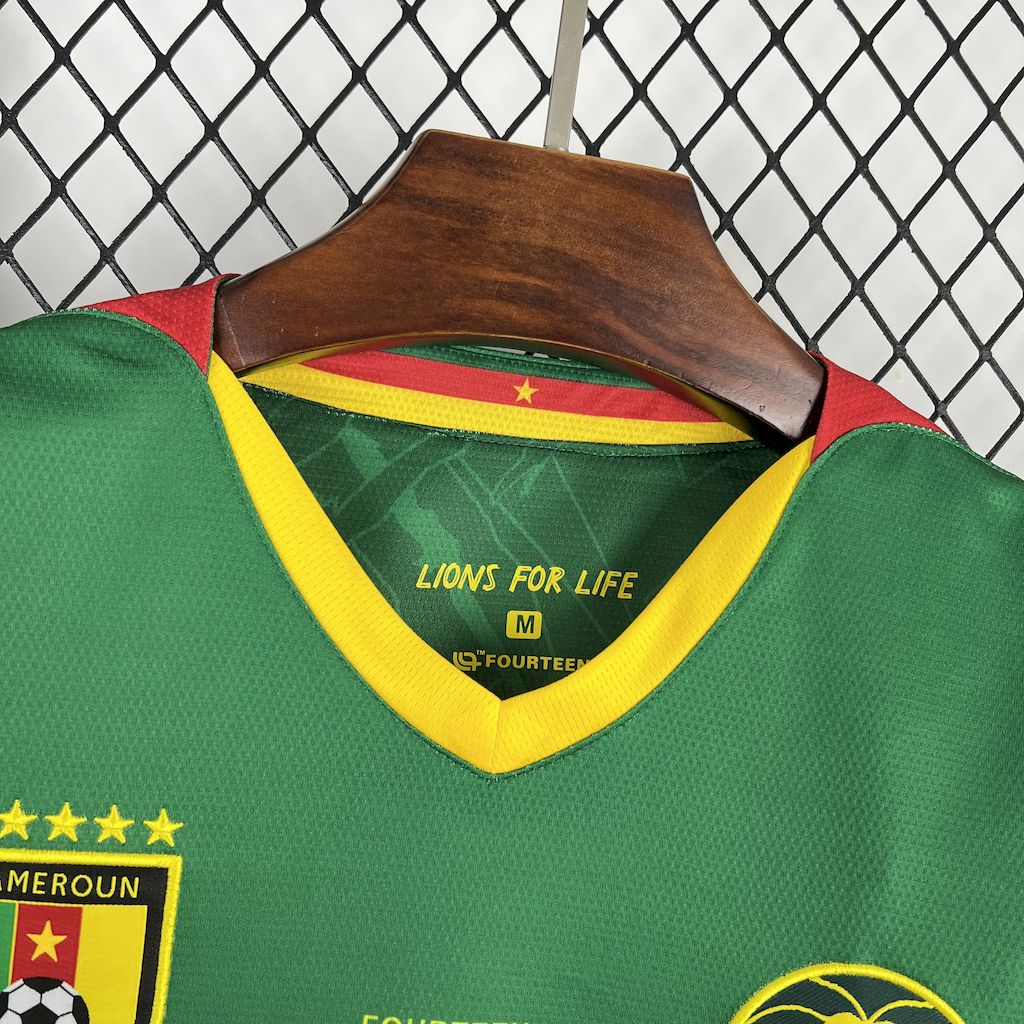 Camiseta de local de Camerún para la Copa Africana de Naciones 2025