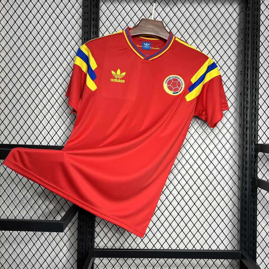 Camiseta retro de visitante de Colombia 1990