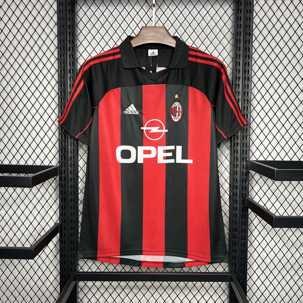 Camiseta retro del AC Milan, temporada 2000/01