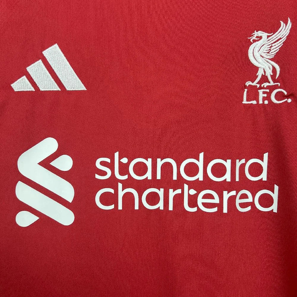 Camiseta local del Liverpool 2025/26