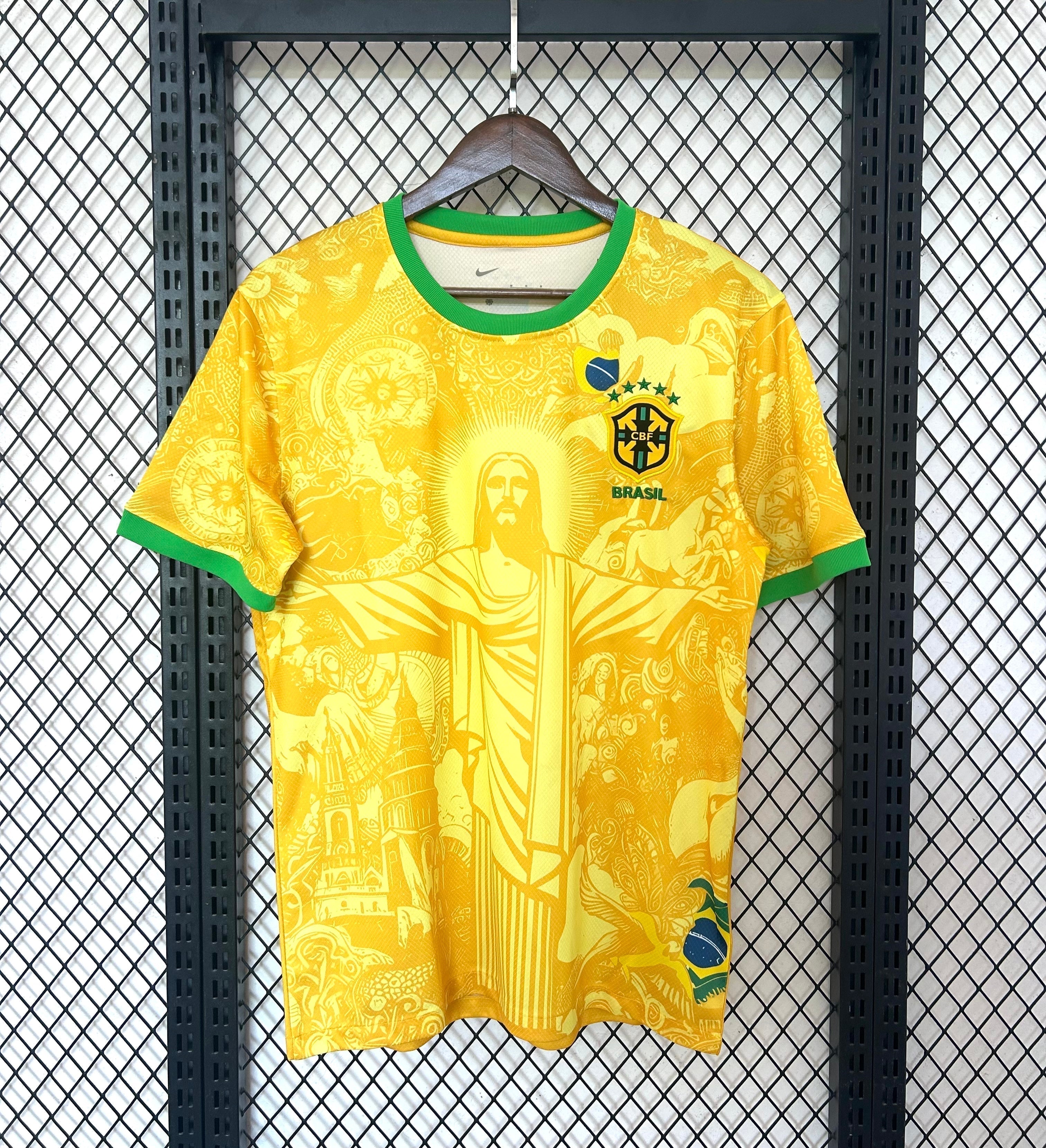 Camiseta amarilla especial de Brasil 24/25