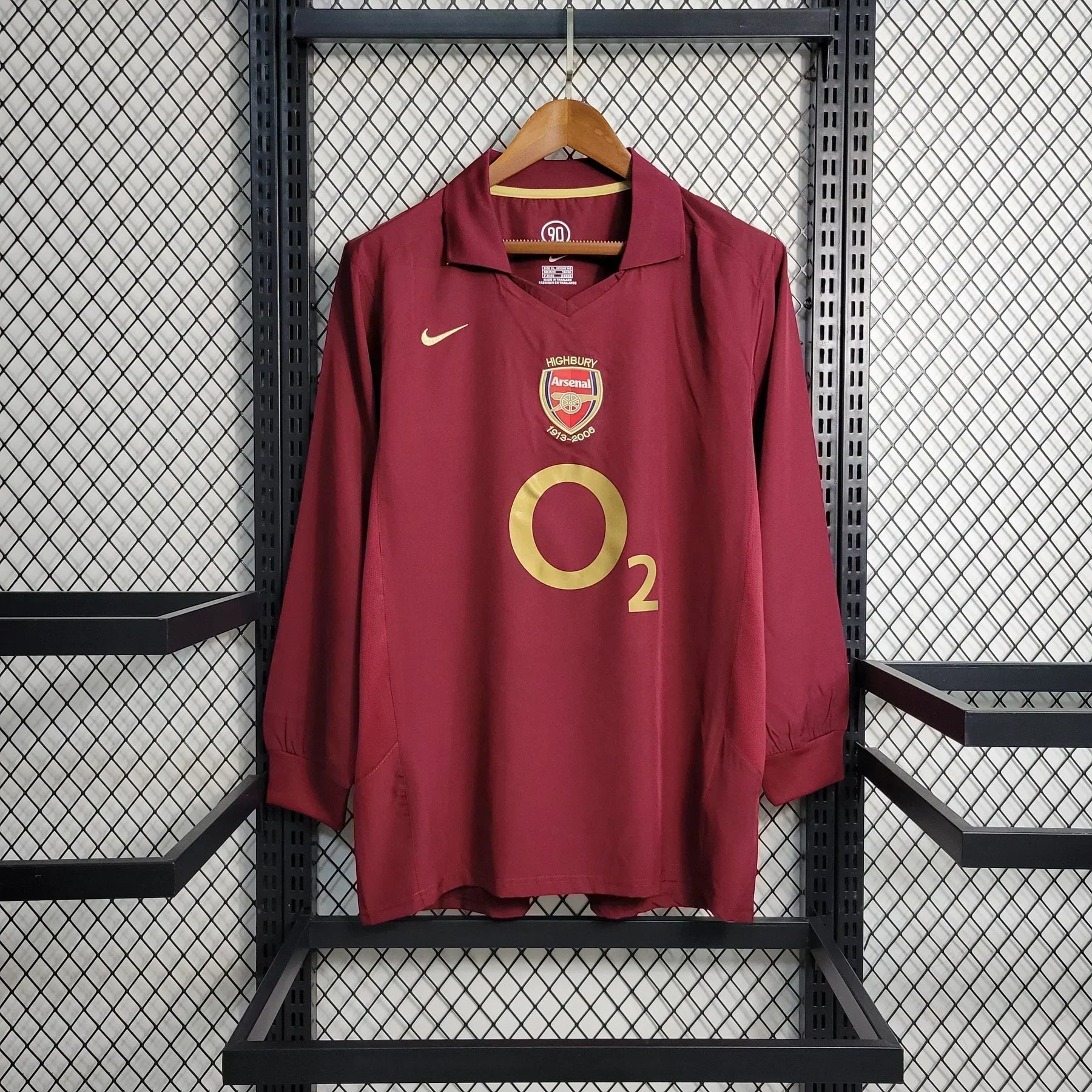 Camiseta retro de manga larga del Arsenal 05/06