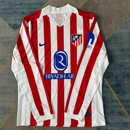 Camiseta Atlético Madrid Primera Equipación 25/26 Manga Larga