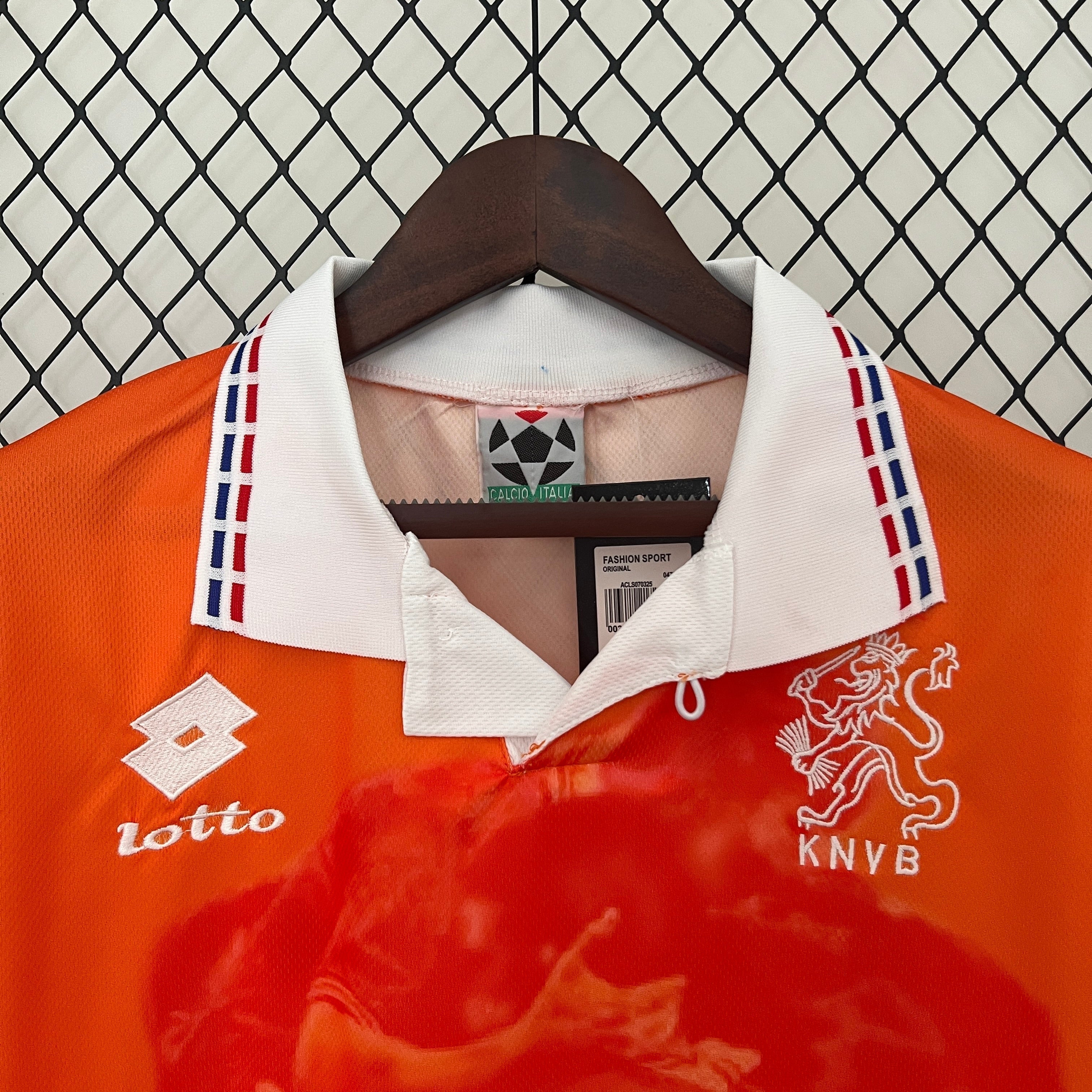 Camiseta retro de local de los Países Bajos de 1996