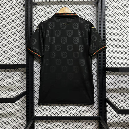 Camiseta negra de edición especial de Portugal, talla 25/26
