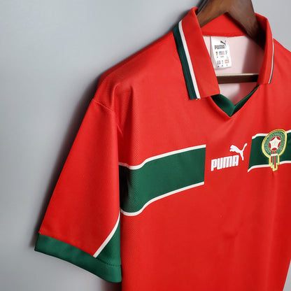 Camiseta retro de visitante de Marruecos 1998