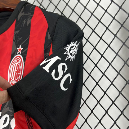 Camiseta local del AC Milan 2025/26