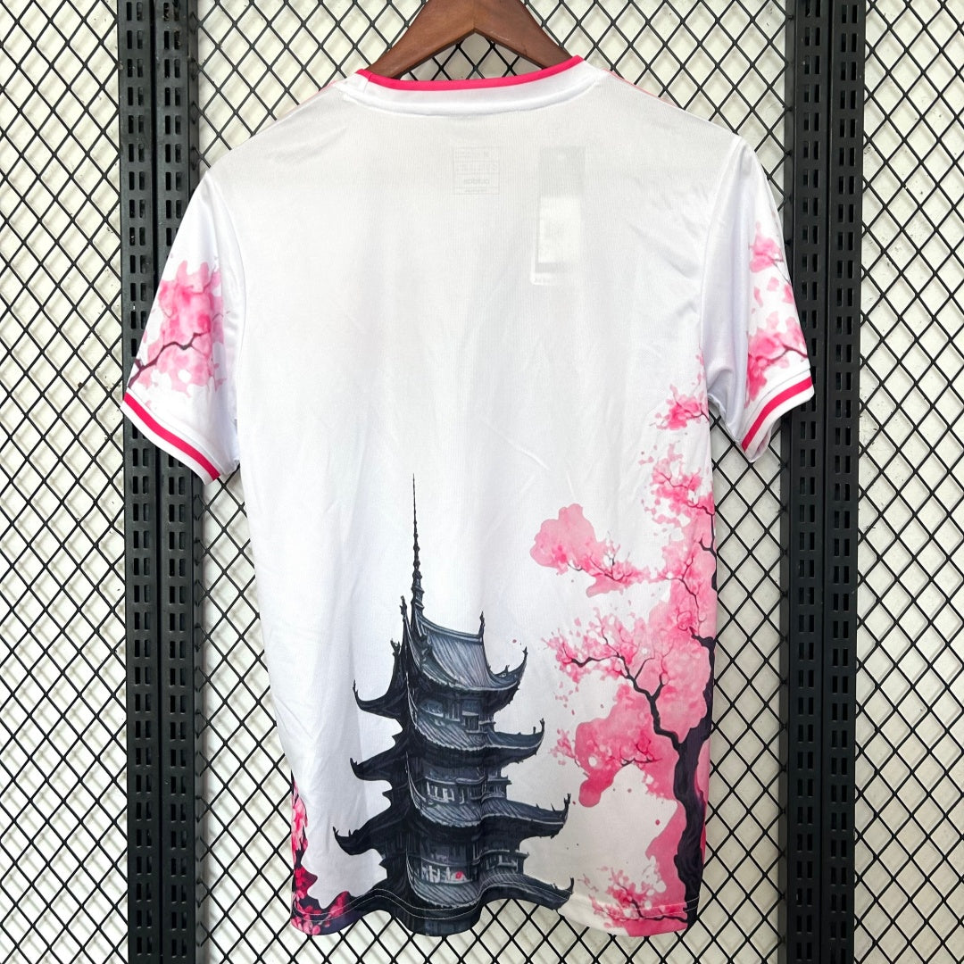 Camiseta blanca especial Japan Dragon, talla 25/26