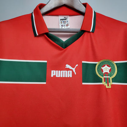 Camiseta retro de visitante de Marruecos 1998