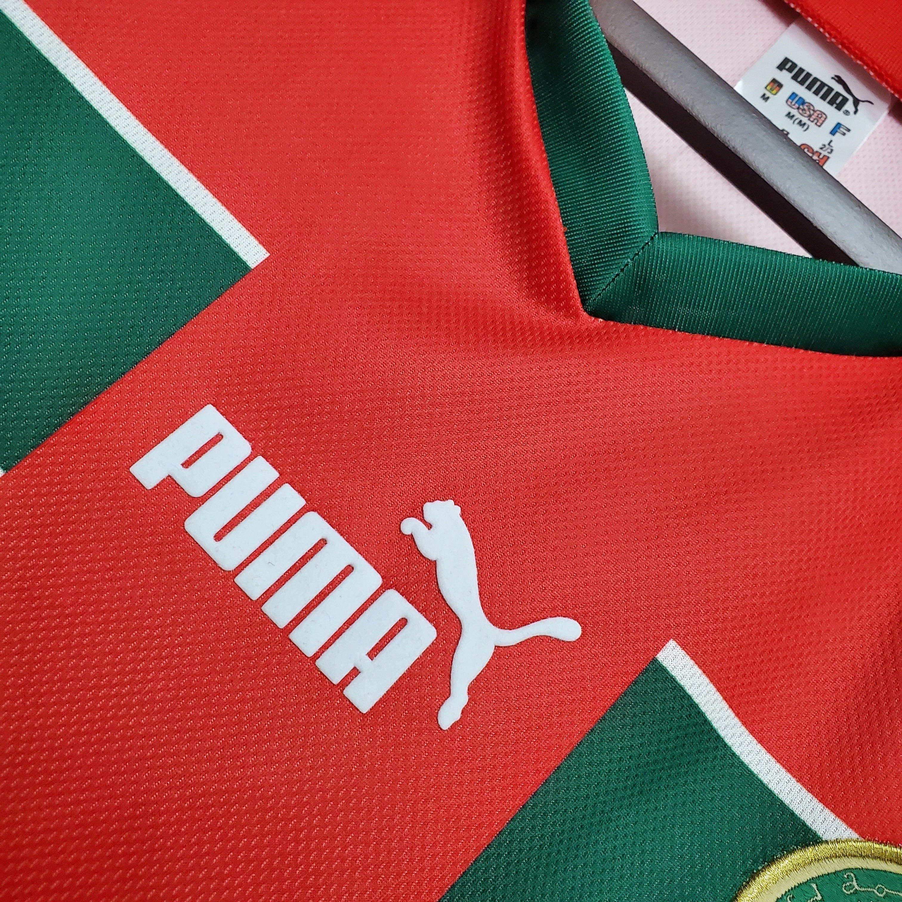 Camiseta retro de visitante de Marruecos 1998