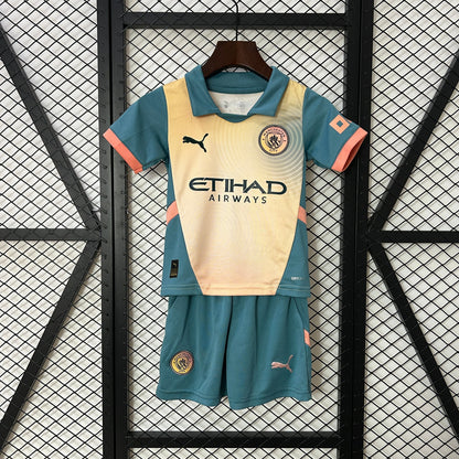 Equipación infantil del Manchester City para la temporada 24/25