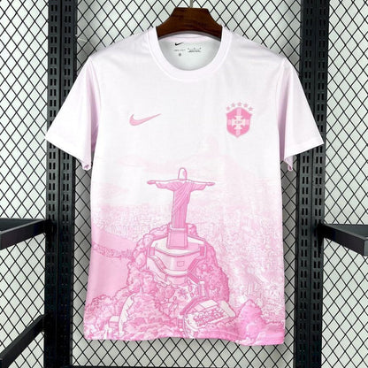 Camiseta rosa especial de Brasil, talla 25/26