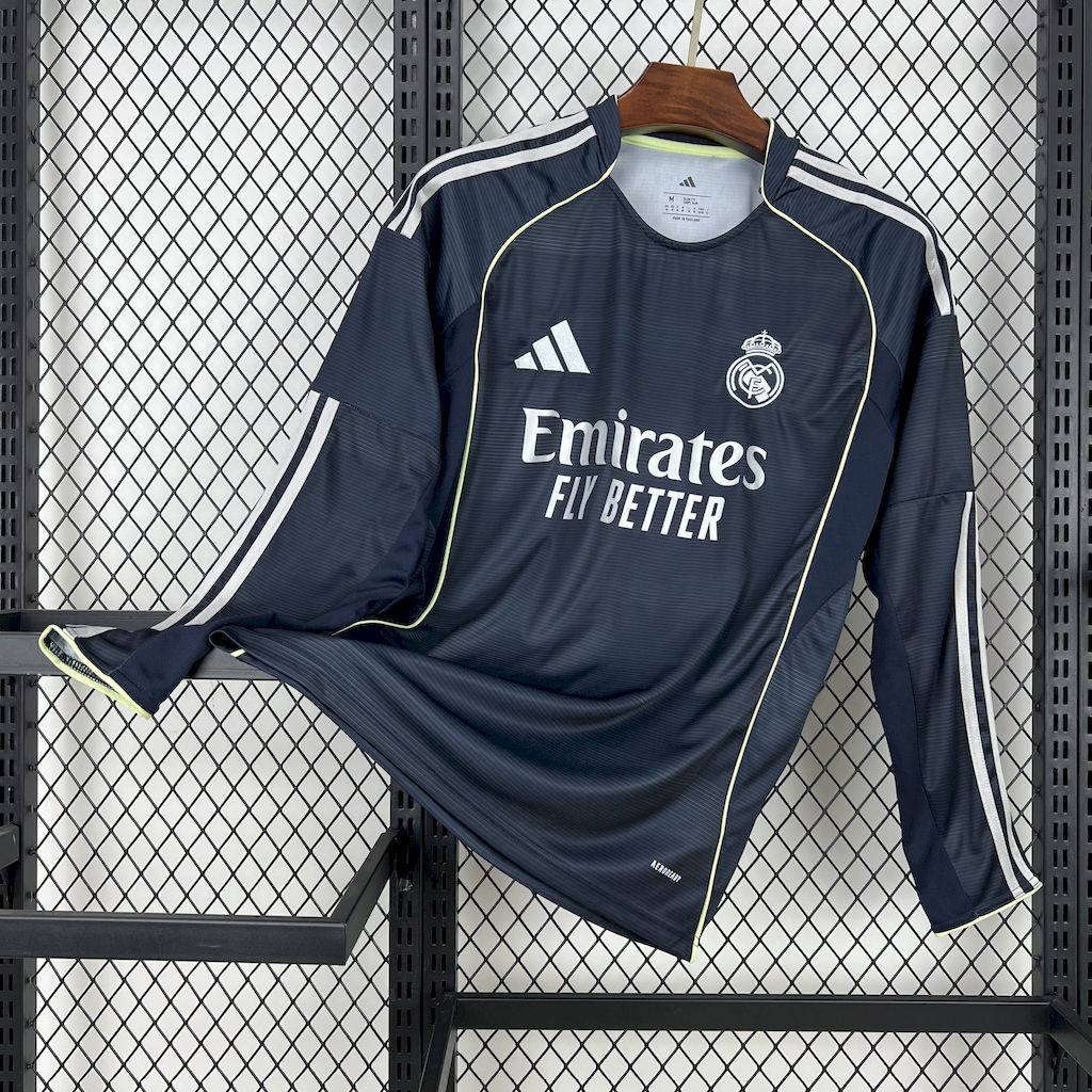 Camiseta de manga larga visitante del Real Madrid 2025/26