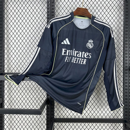 Camiseta de manga larga visitante del Real Madrid 2025/26