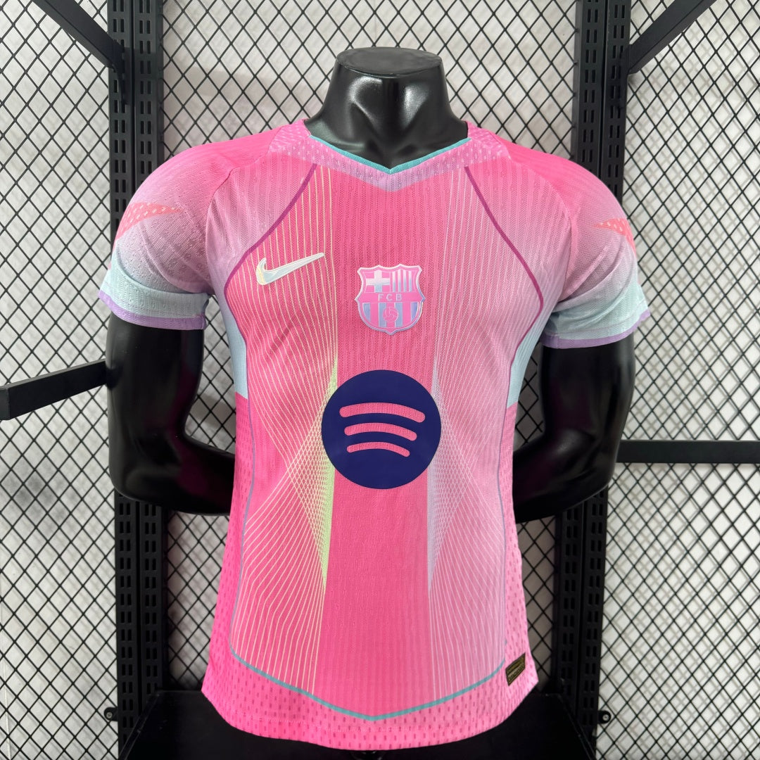 Camiseta del Barcelona 25/26 Edición Especial Rosa Jugador