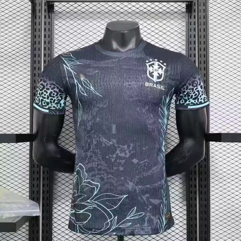 Camiseta negra especial de Brasil 24/25