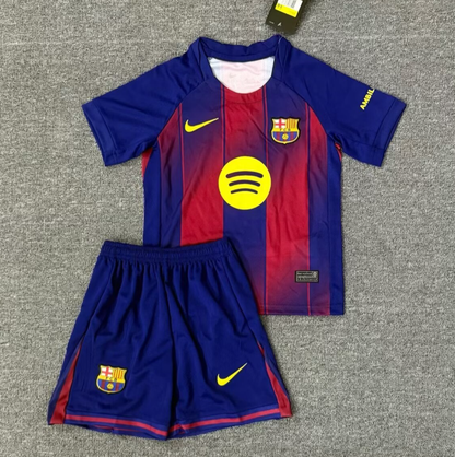 Conjunto infantil Barcelona Home 25/26