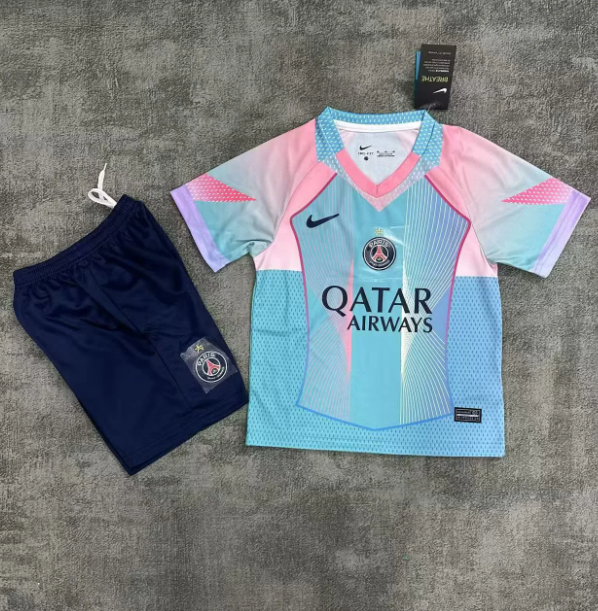 Conjunto infantil azul del PSG 25/26
