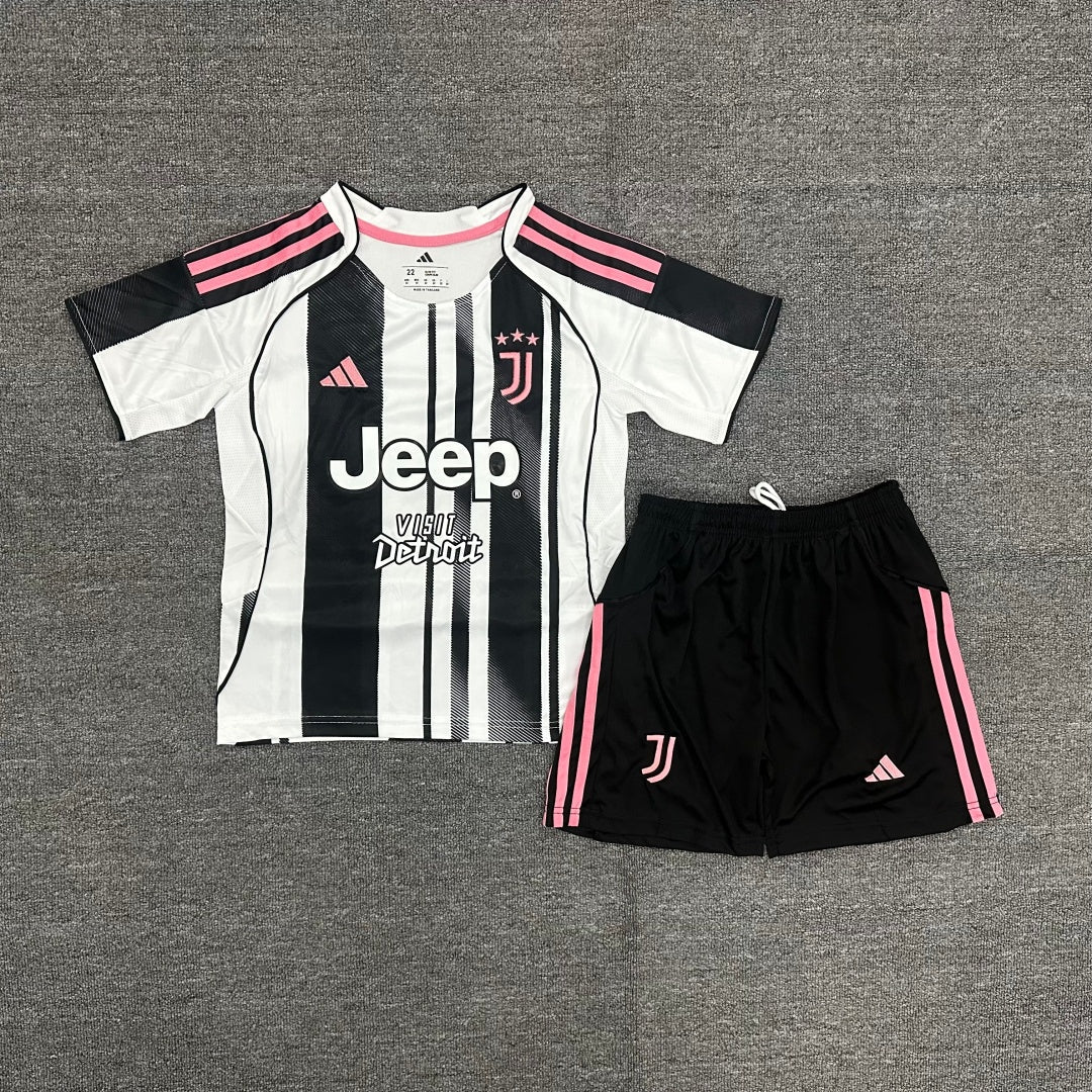 Equipación local de la Juventus 25/26 para niños