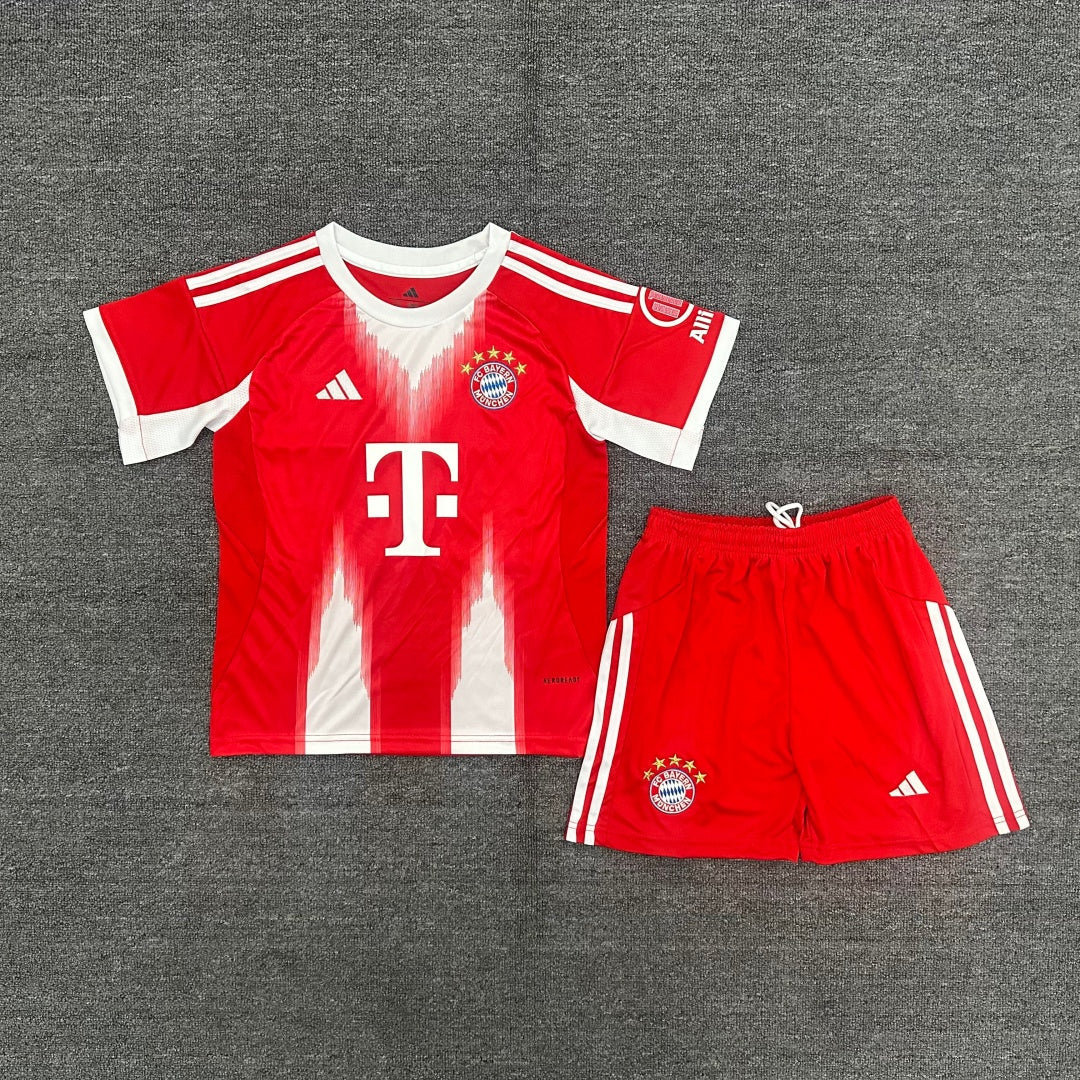 Equipación local del Bayern de Múnich 25/26 para niños