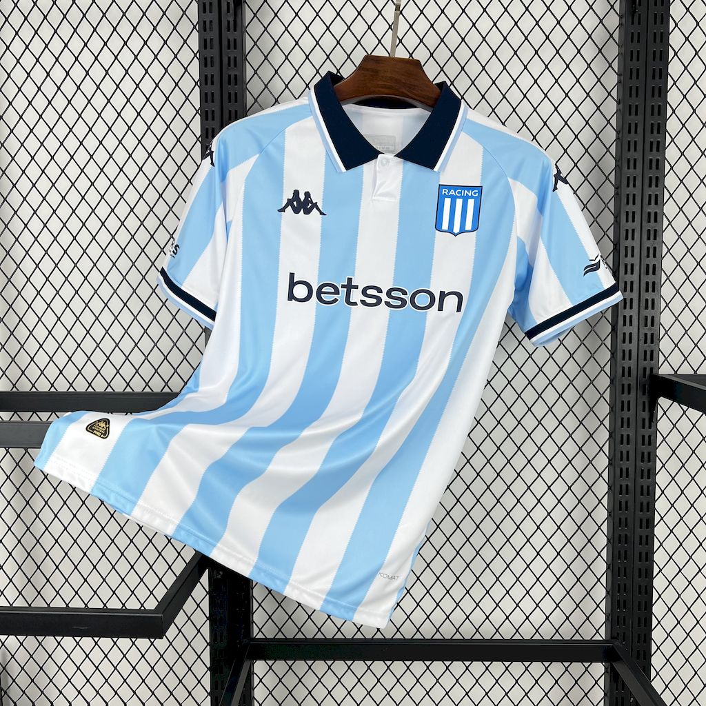 Camiseta local del Racing Club Avellaneda 2025/26