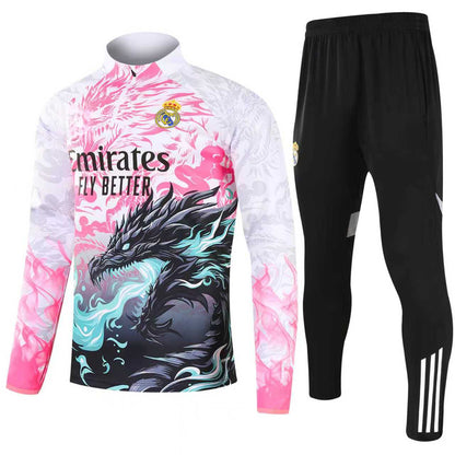 Conjunto dragón rosa del Real Madrid 25/26