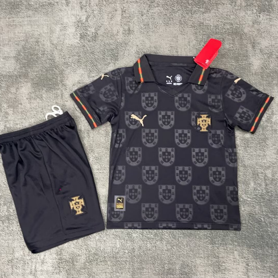 Conjunto infantil 25/26 Portugal negro especial