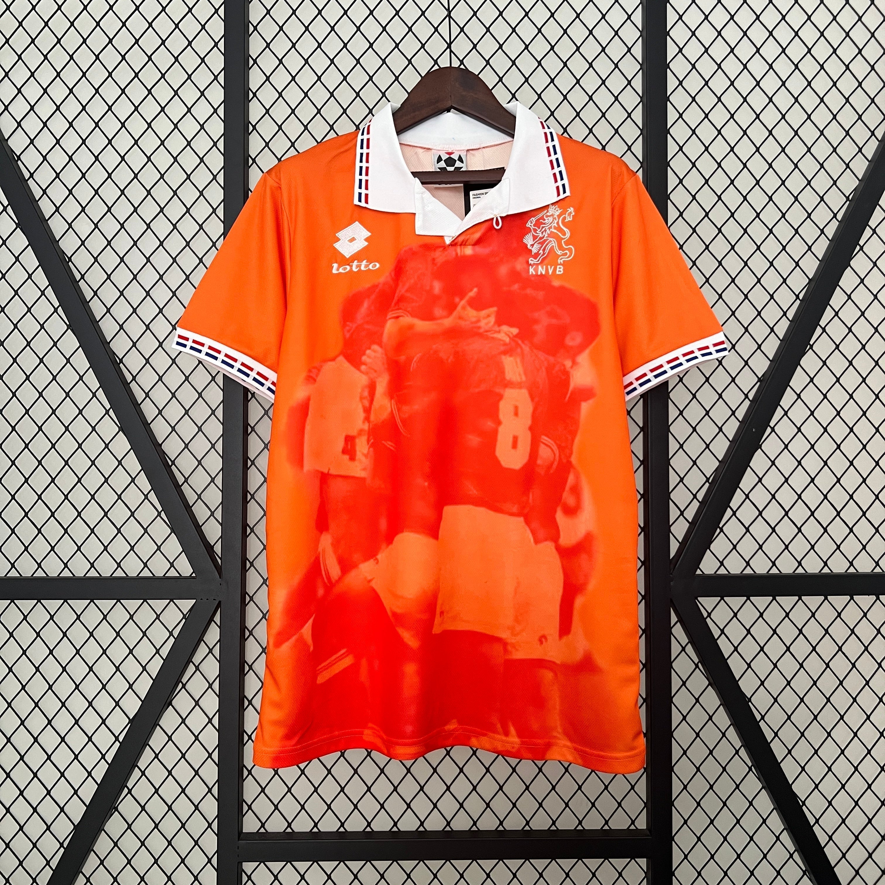 Camiseta retro de local de los Países Bajos de 1996