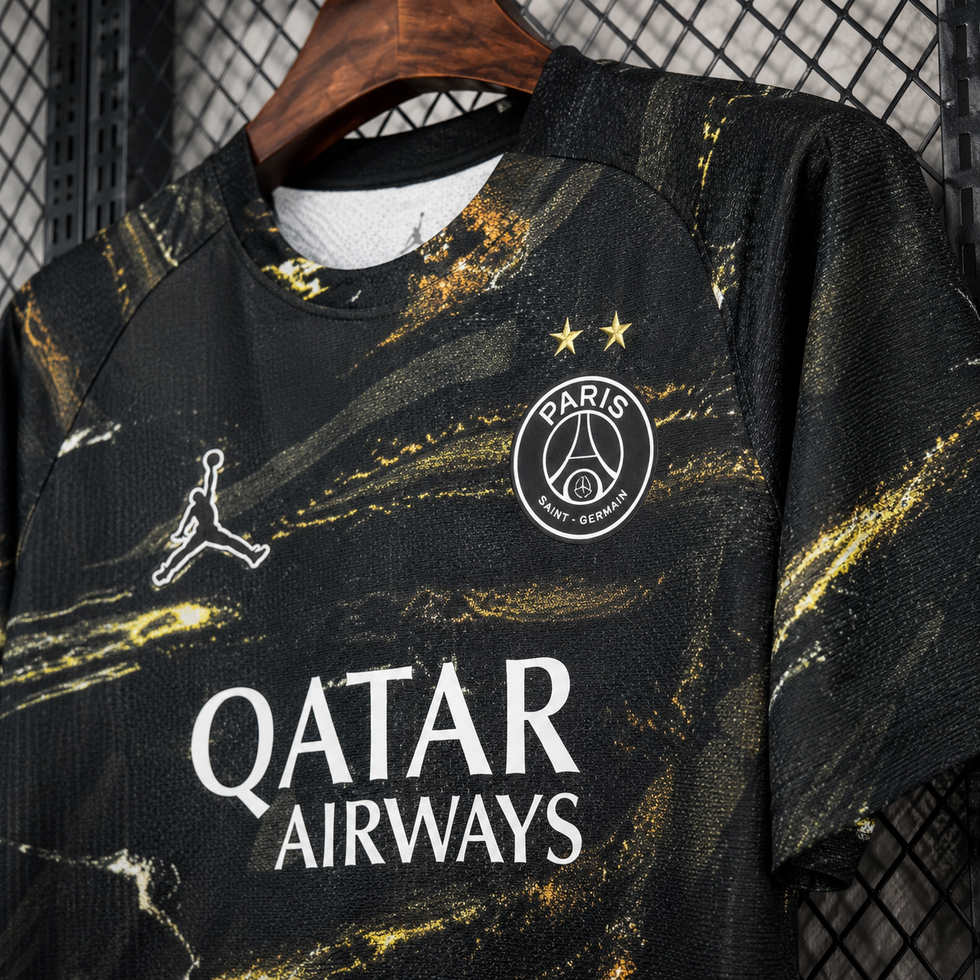 Camiseta de estadio de 2 estrellas Jordan Night Edition del PSG