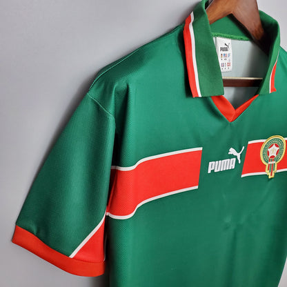 Camiseta retro de Marruecos para local, 1998
