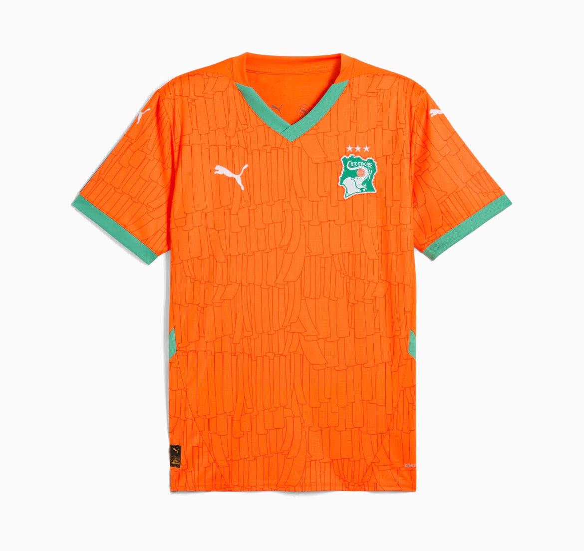 Camiseta de local de Costa de Marfil para la Copa Africana de Naciones 2025