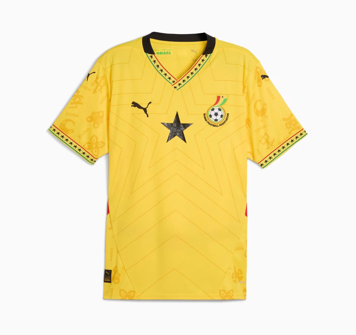 Camiseta de visitante de Ghana para la Copa Africana de Naciones 2025