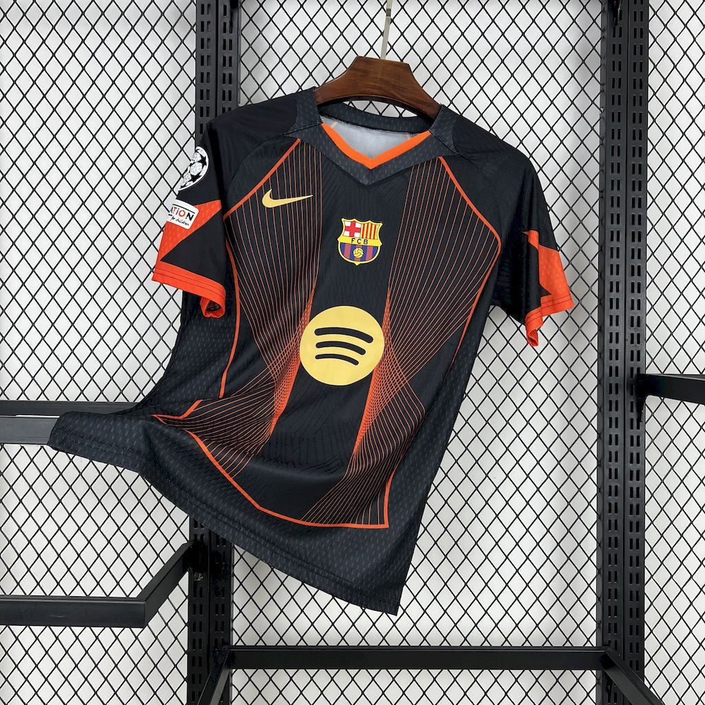 Camiseta especial negra/naranja del FC Barcelona 2025/26
