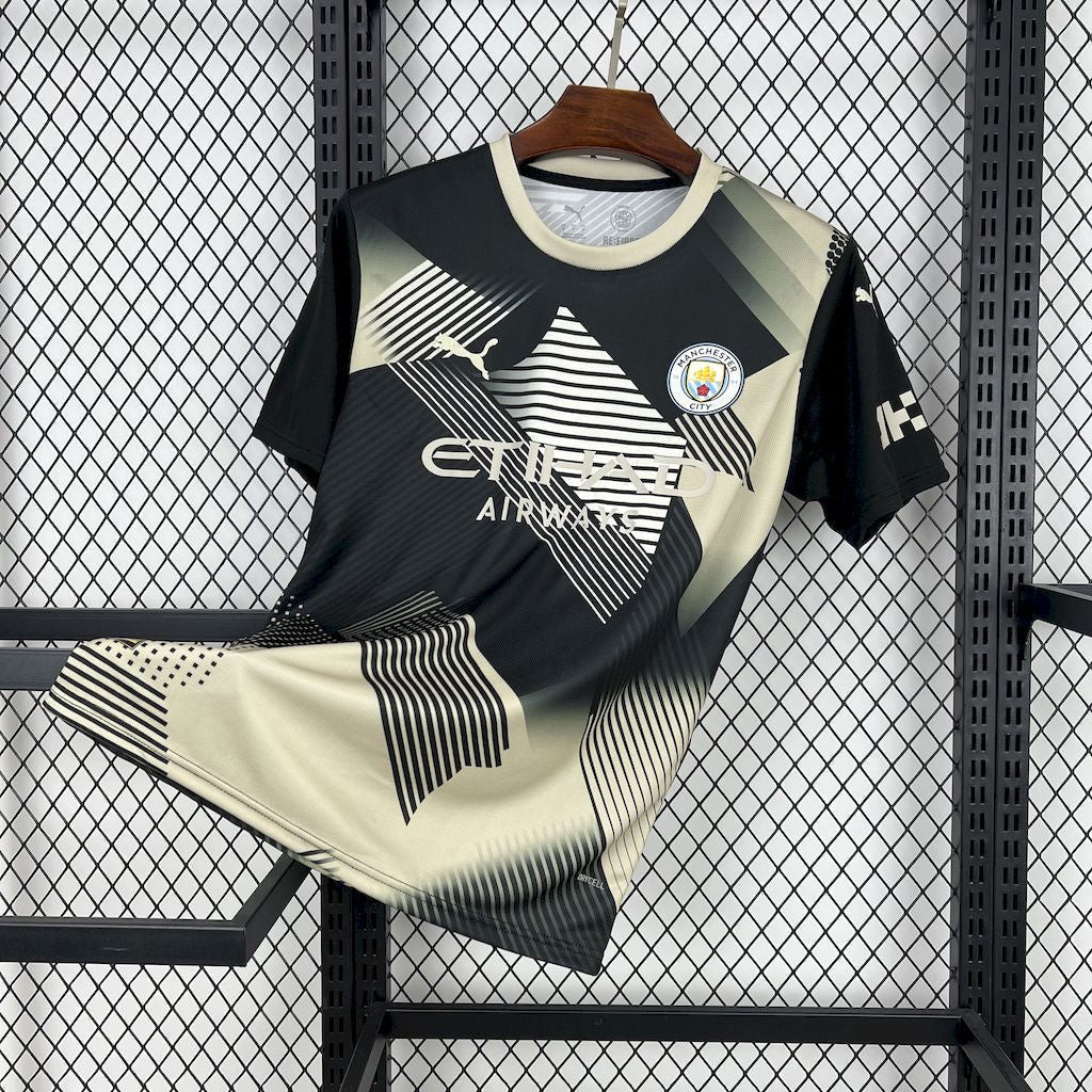 Diseño conceptual de la camiseta del Manchester City para la temporada 2025/26