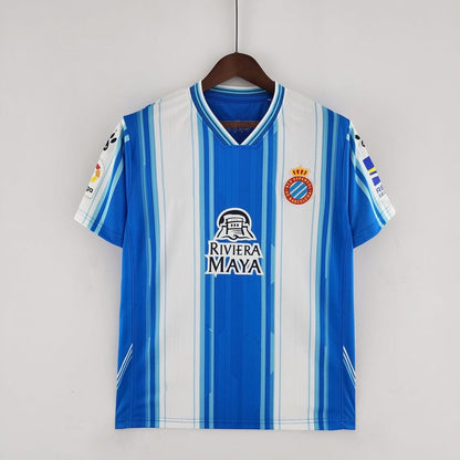 Camiseta blanca del Espanyol 2022-2023